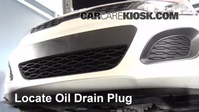 2012 Kia Rio5 LX 1.6L 4 Cyl. Huile Changer l'huile et le filtre à huile